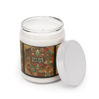 New Addition to Divine Blacque Home Essentials: Custom Soy Wax Candle Jars Scented Candles, 9oz