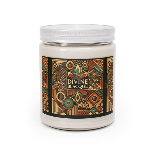 New Addition to Divine Blacque Home Essentials: Custom Soy Wax Candle Jars Scented Candles, 9oz