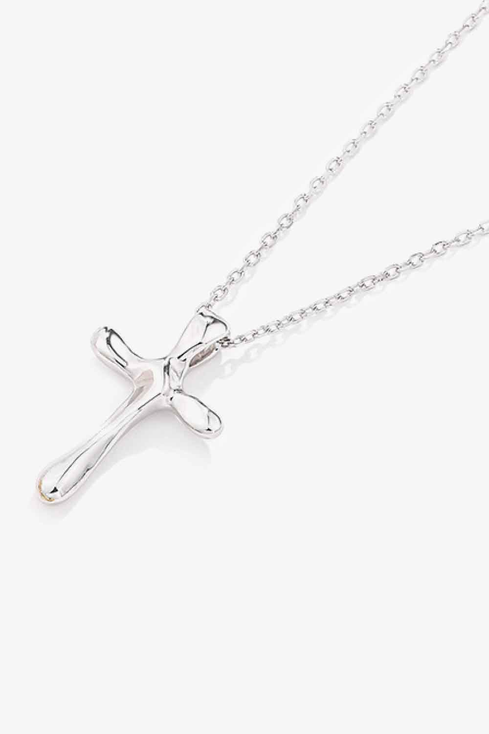 Cross Pendant 925 Sterling Silver Necklace