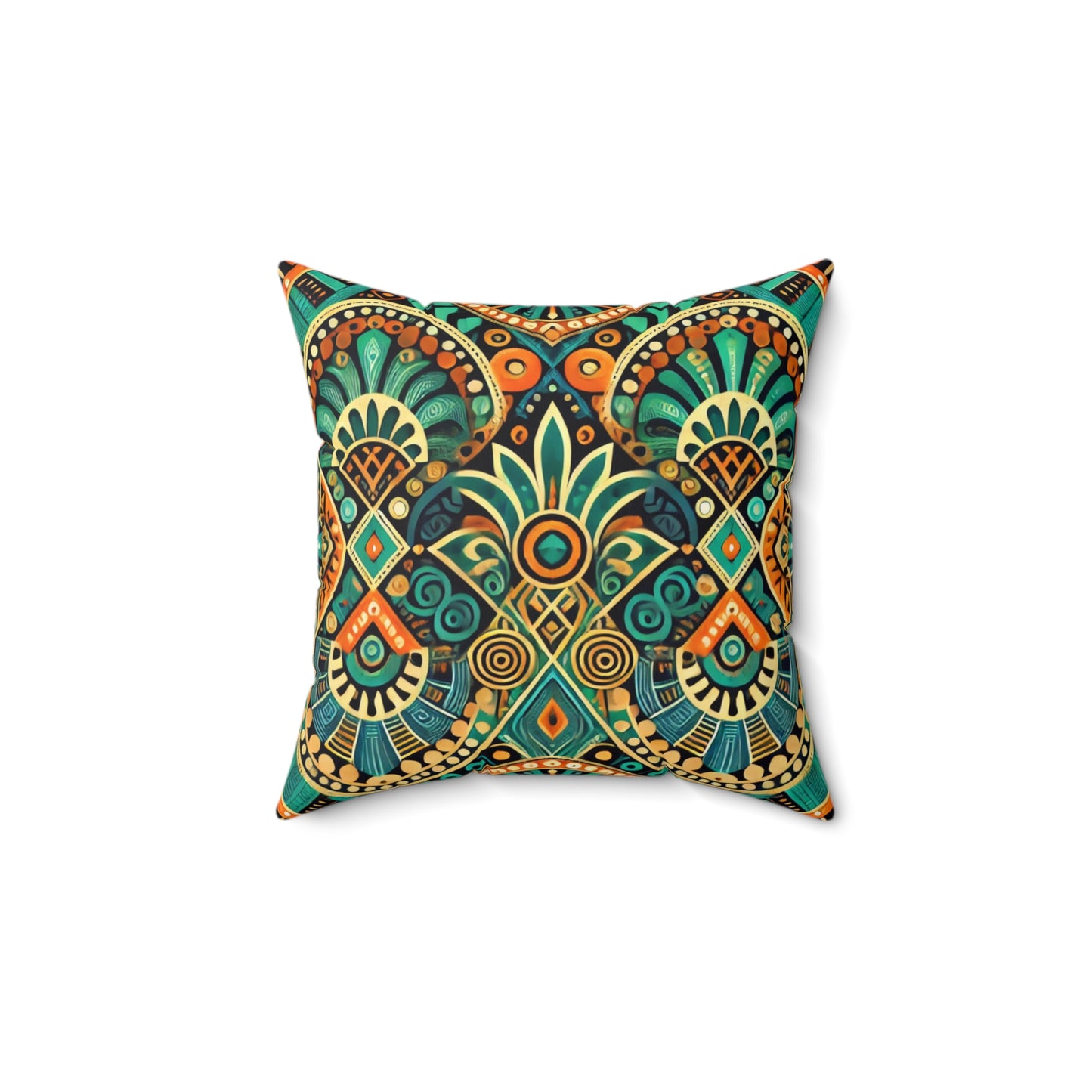 Light  African  Themed  Squared Pillow