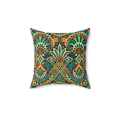 Light  African  Themed  Squared Pillow