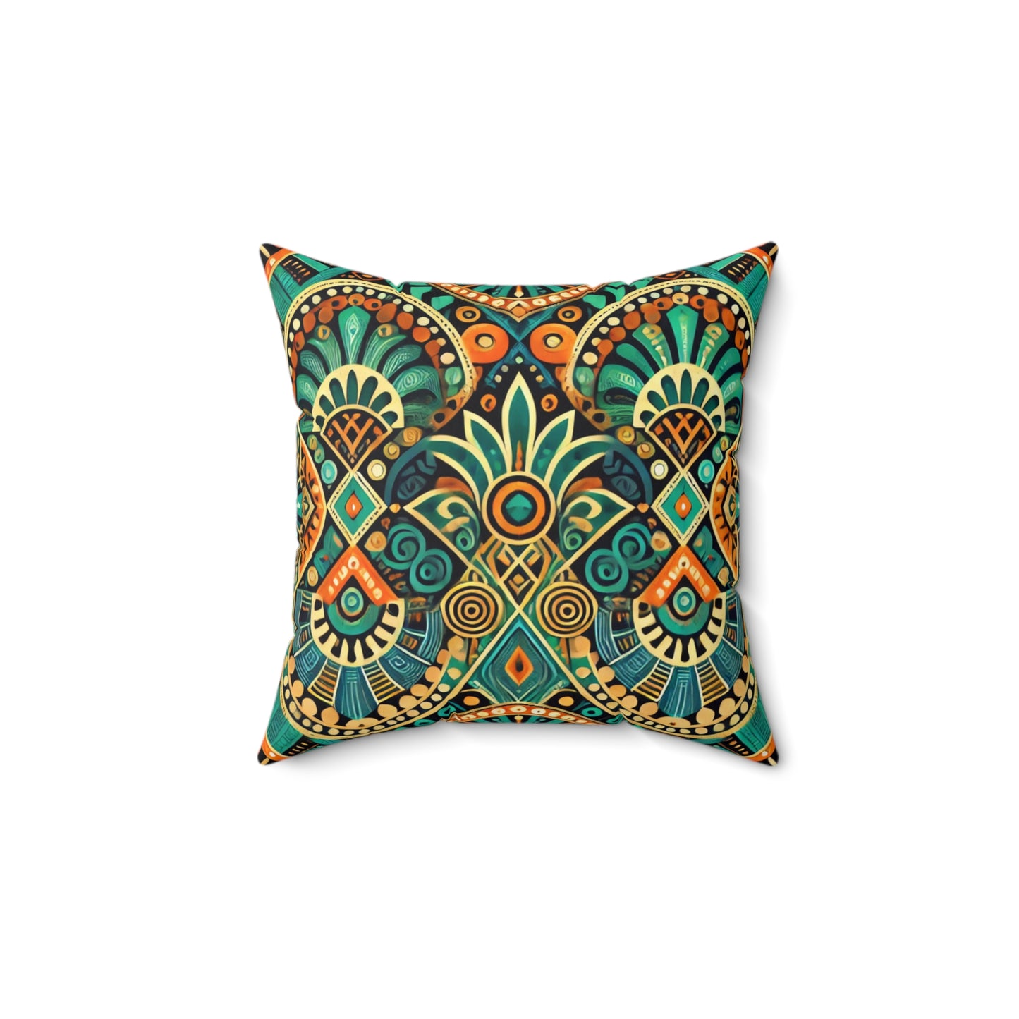 Light  African  Themed  Squared Pillow