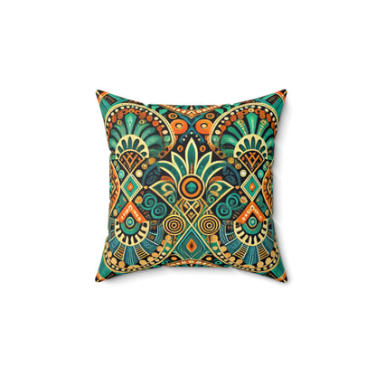 Light  African  Themed  Squared Pillow