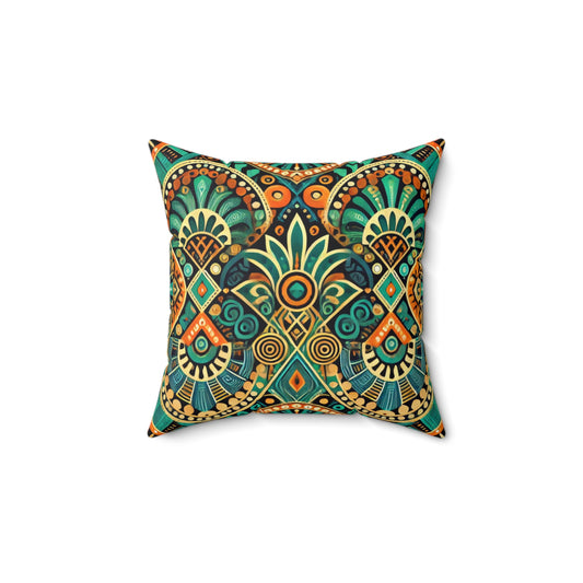 Light  African  Themed  Squared Pillow